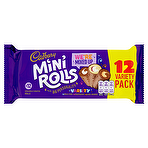 product image - Cadbury 12 Mini Rolls Variety Pack Milk Chocolate