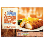 Tesco 4 Southern Fried Chicken Breast Fillets 400g