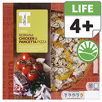 Tesco Italian Romana Chicken & Pancetta Pizza 263g