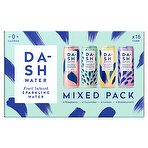 DASH British Sparkling Spring Water 16 x 330ml Blackcurrant