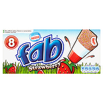 Nestlé Ice Cream Fab Strawberry 8 x 58ml