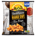 McCain Steakhouse Ridge Cut Beef Flavour Fries 750g