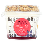 Waitrose Good to Go Greek Style Yogurt with Berry Compote and Seed Granola 190g