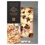 Co Op Irresistible Hand Stretched Ham, Mushroom & Mascarpone Pizza 515g