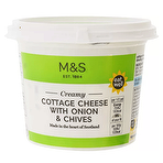 M&S Cottage Cheese with Onions & Chives 300g