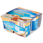 product image - Aldi Brooklea Light Greek Style Layered Peach & Passion Fruit Yogurts 500g