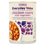 Tesco Everyday Value Chicken Curry with Vegetables 392g
