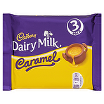product image - Cadbury Dairy Milk Caramel Chocolate Bar 3 Pack 111g