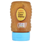 Tesco Squeezy Clear Honey 340g