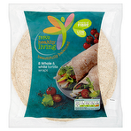Tesco Healthy Living 8 Whole & White Tortilla Wraps