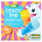 Asda Crazy Pop Push Ups 6 x 70ml (420ml)