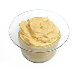 Cheese sauce packet mix, made up with skimmed milk