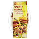 Sainsbury's Mexican Creamy Corn Chicken Burrito Bowl 350g