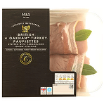 M&S 4 Turkey Paupiettes with Caramelised Red Onion Stuffing & Bacon 720g