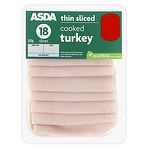 Asda Thin Sliced Cooked Turkey 18 Slices 200g