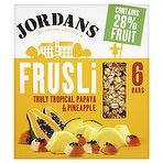 Jordans Frusli Truly Tropical Papaya & Pineapple 6 x 30g Bars