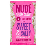 Nude Popcorn Company 6 Little Packs of Sweet & Salty with Nothing to Hide 6 x 12g