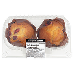 The Co-operative Bakery Truly Irresistible Limited Edition 2 Cranberry & Orange Muffins