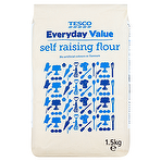 Tesco Everyday Value Self Raising Flour 1.5kg