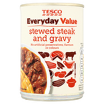 product image - Tesco Everyday Value Stewed Steak and Gravy 400g