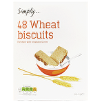 Lidl Simply 48 Wheat Biscuits 864g