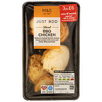 M&S Just Add Hickory Smoked Sliced BBQ Chicken 120g