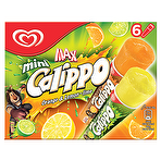 product image - Calippo Mini Orange & Lemon-Lime Ice Lolly 6 x 80ml Calippo Lemon and Lime