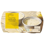M&S 2 Clotted Cream Rice Puddings 340g