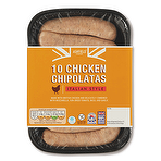 Aldi Ashfield Farm 10 Chicken Chipolatas 340g