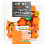 product image - Waitrose Chilli Roasted Sweet Potato with Crème Fraîche 250g