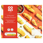 Co Op Party 12 Breaded Chicken Goujons 200g