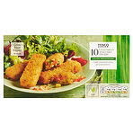 Tesco 10 Vegetarian Vegetable Fingers 282g