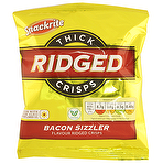 product image - Aldi Snackrite Thick Ridged Bacon Sizzler Flavour Crisps 30g