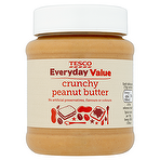 product image - Tesco Everyday Value Crunchy Peanut Butter 340g