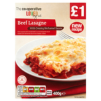 The Co-operative Loved by Us Beef Lasagne with Creamy Béchamel Sauce 400g