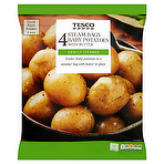 Tesco Steam Bags Baby Potatoes with Butter 4 x 200g (800g)